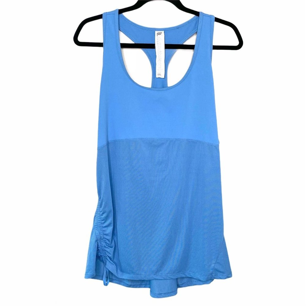 Fabletics Blue Cashel Curved Cinch Tank